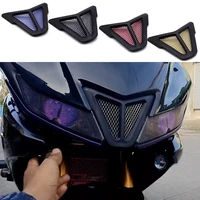 motorcycle headlight air inlet decorative piece protective net for r15 v3 black red gold blue headlamp air inlet decorative