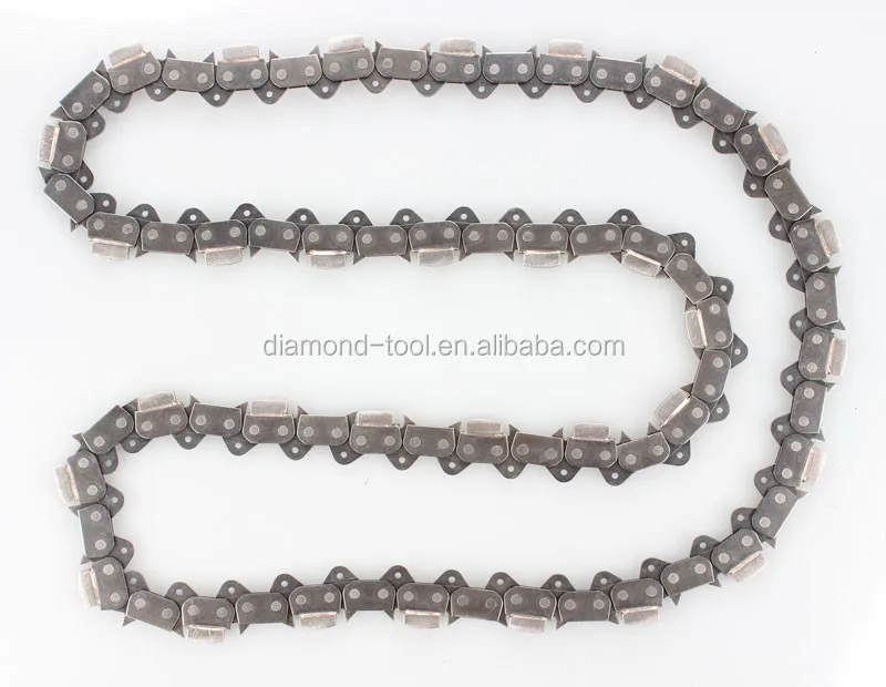 

high cost-effective 3/8" pitch diamond chain for ICS concrete chainsaw machine