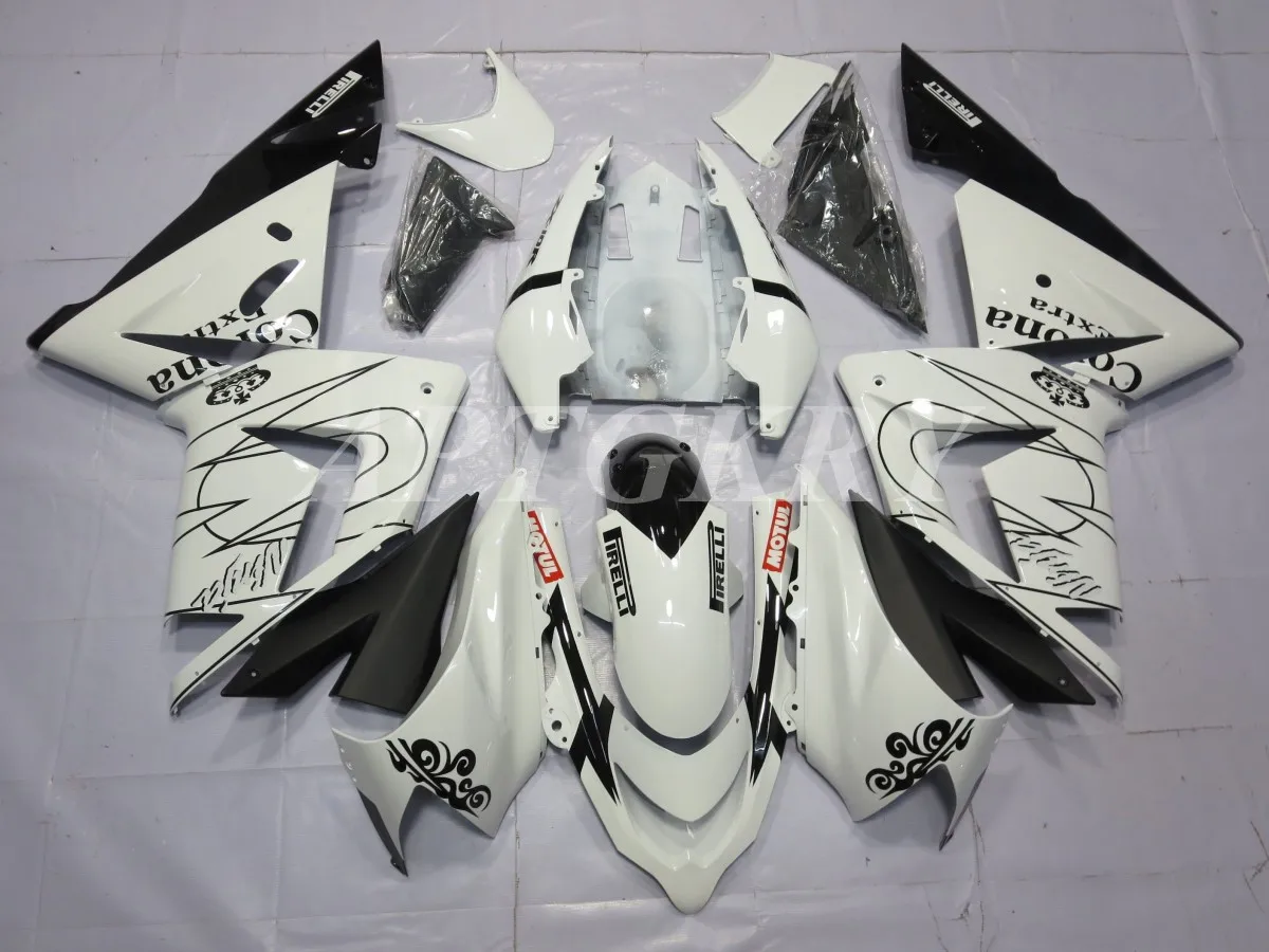 

Новый комплект обтекателей для мотоцикла из АБС-пластика, подходит для kawasaki Ninja ZX10R 2004 2005 04 05 10R, цвет белый