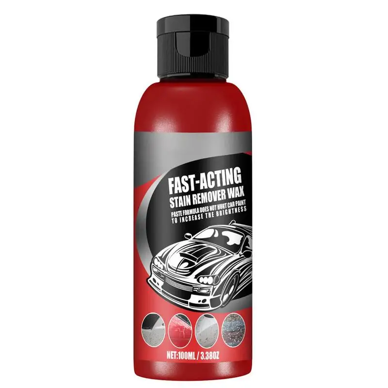 

Fast-Acting Stain Remover For Car Safe And Durable Car Decontamination Wax Easy To Use Multi-Purpose Cleaner And Stain Remover