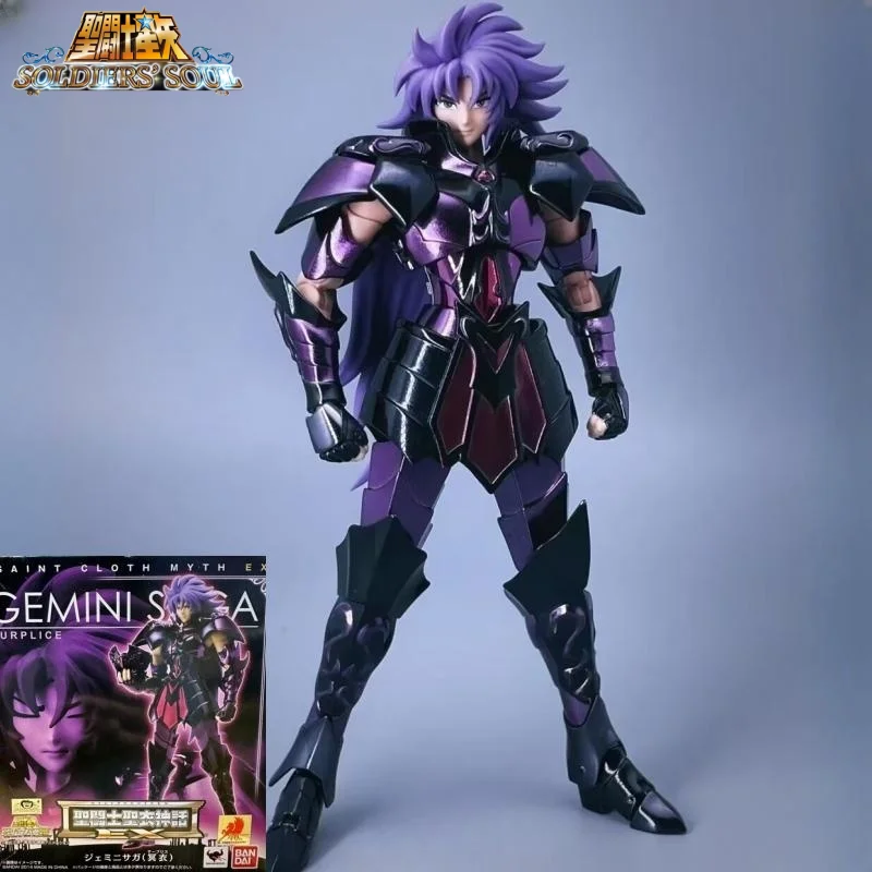 

Bandai Saint Seiya Cloth Myth Specters Surplice Ex 2.0 Resurrection Black Gemini Saga Action Birthday Gift
