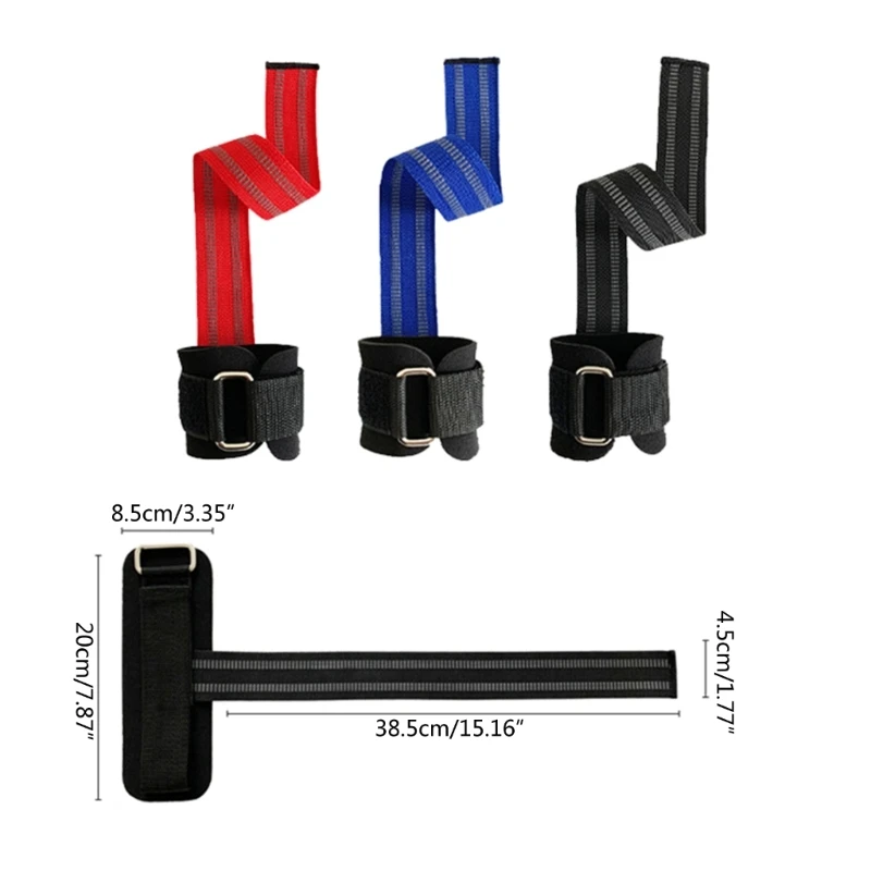 Q1QD Тяжелая атлетика Ремни для запястий Становая тяга Фитнес-ремни Поддержка