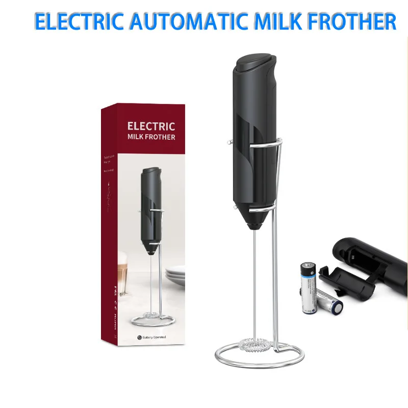 Mini Electric Milk Frother Wand Drink Mixer Handheld Frother