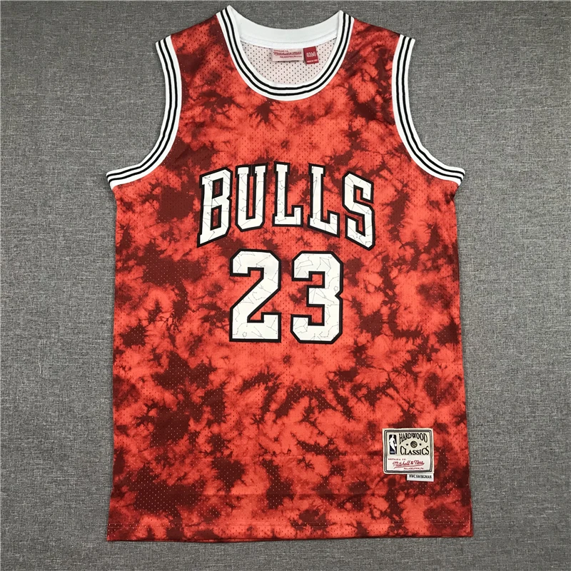 

Chicago Bulls No. 23 Mens Basketball Uniform Sports Men Clothing Casual Sports Quick Dry Breathable Constellation Training Top