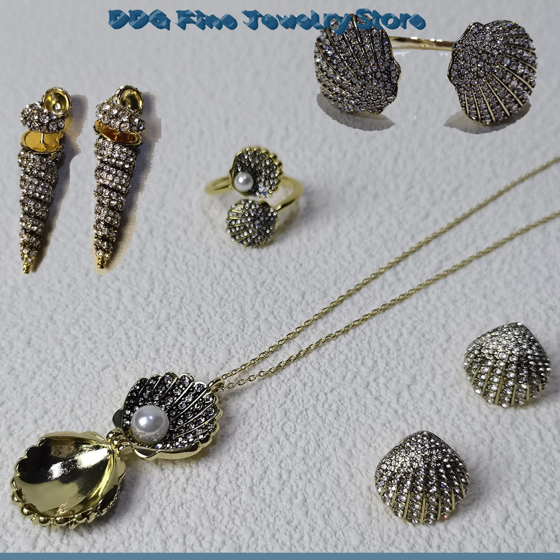 2024 оригинальное регулируемое кольцо высокий комплект ювелирных изделий