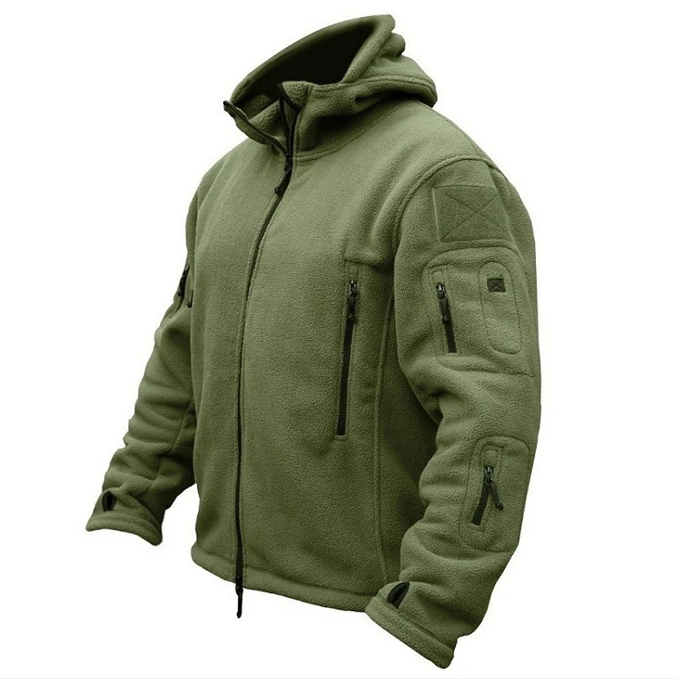 Military Fleece Outdoor Sports Hiking Polar Jacket Winter Fleece Jacket Men's Multi-functional Tactical Jacket Combat Jacket