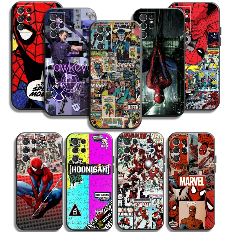 

Marvel Iron Man Phone Cases For Samsung Galaxy A21S A31 A72 A52 A71 A51 5G A42 5G A20 A21 A22 4G A22 5G A20 A32 5G A11 Soft TPU