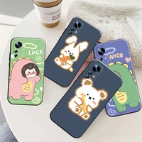 cute cartoon couple phone case for xiaomi redmi note 11 pro 11 5g 11s note 10 9 note 9 pro soft coque black silicone cover