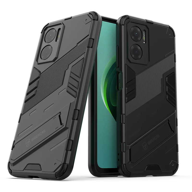 

Phone Holder Case For Xiaomi Redmi 10 5G Case Bumper Anti-knock Hard Armor Full Back Cover For Redmi 10 10A Case For Redmi 10 5G