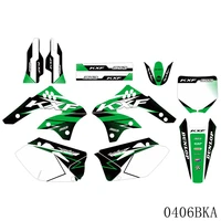 full graphics decals stickers motorcycle background custom number name for kawasaki kx450f kxf450 kxf 450 kx 450f 2006 2007 2008
