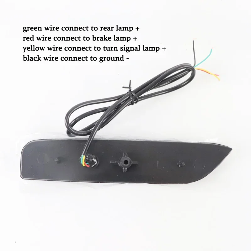 Автомобильный светодиодный отражатель заднего бампера для Mitsubishi Xpander Cross 2019 2020 2021