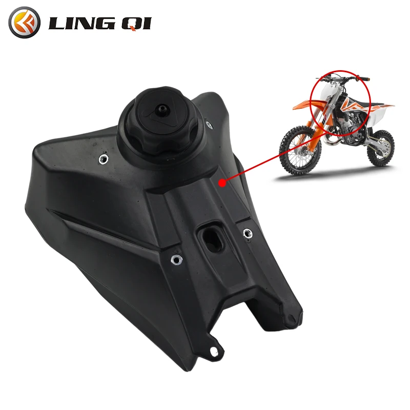 

Модифицированный пластиковый топливный Бензобак LINGQI KT50, подходит для китайских KT-50 Mini внедорожника, питбайка, мотоцикла, сменный топливный бак