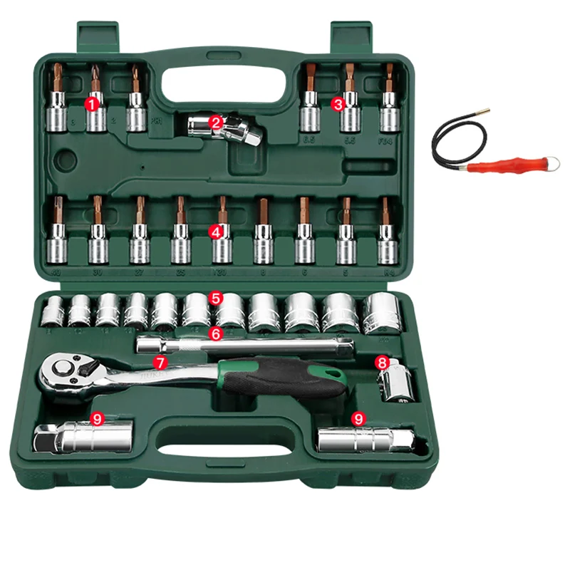 Multifunctional Repair Car Toolbox Complete Hard Shell Professional Home Tool Box Storage Large Maletin Herramienta Tool Items
