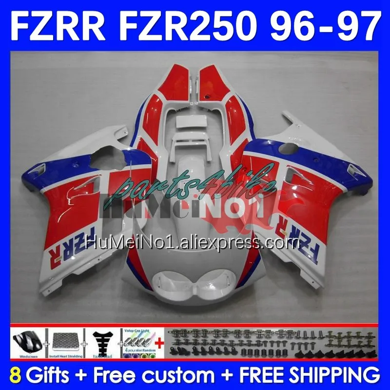 

FZR250RR For YAMAHA FZRR FZR 250 250R FZR250 R RR 148No.18 blue red blk FZR-250 94 95 96 97 FZR250R 1994 1995 1996 1997 Fairing