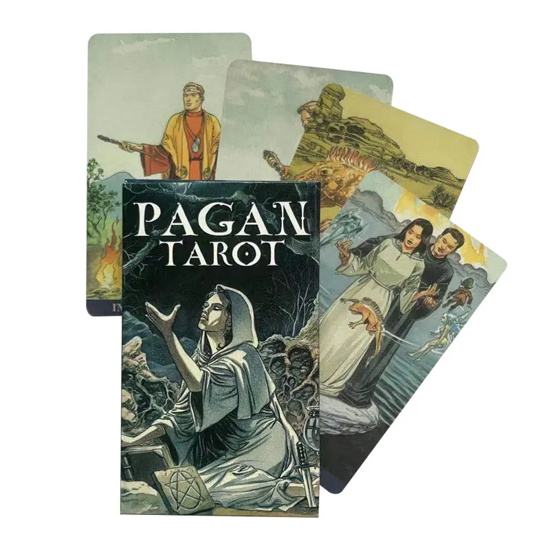 

New Pagan Tarot Oracle Cards Guidance Divination Fate Tarot Deck Board Games English Gift Party Playing Card Game/78pcs