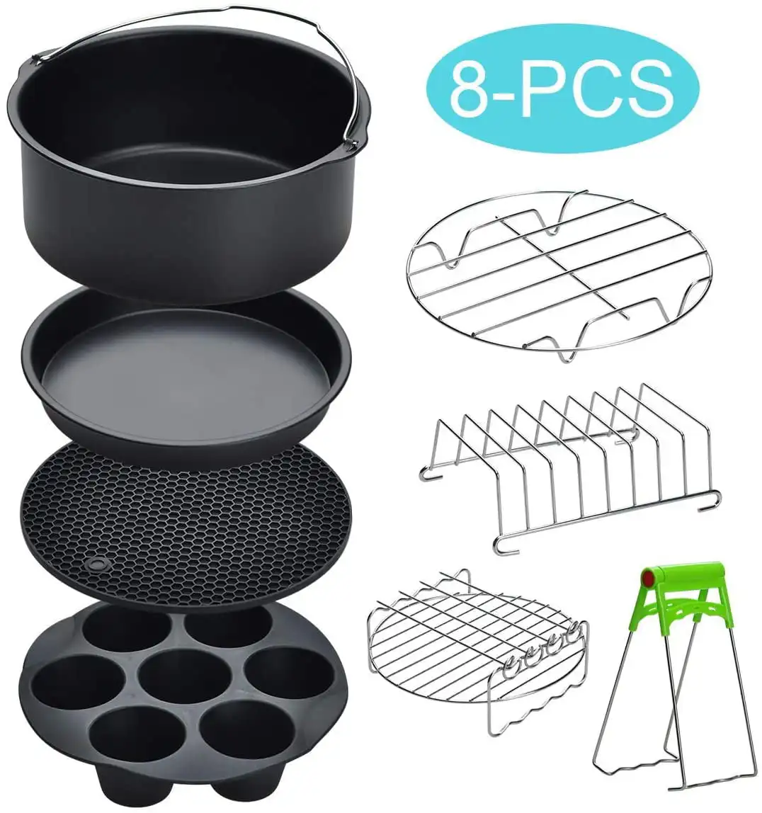 

8-Piece Oven and Air Fryer Accessory Set 5.3QT - 5.8QT