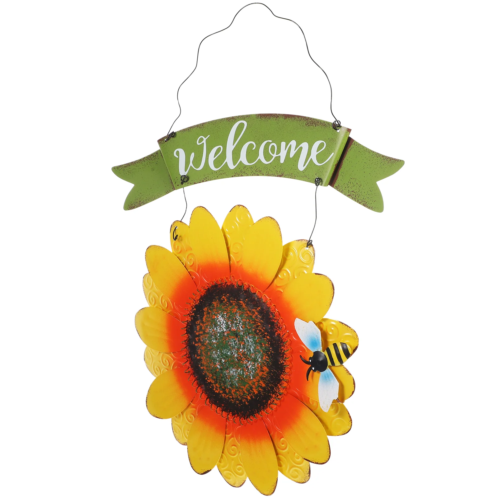 

Летние дверные вешалки, подвеска в виде подсолнуха, металлический знак приветствия в деревенском стиле
