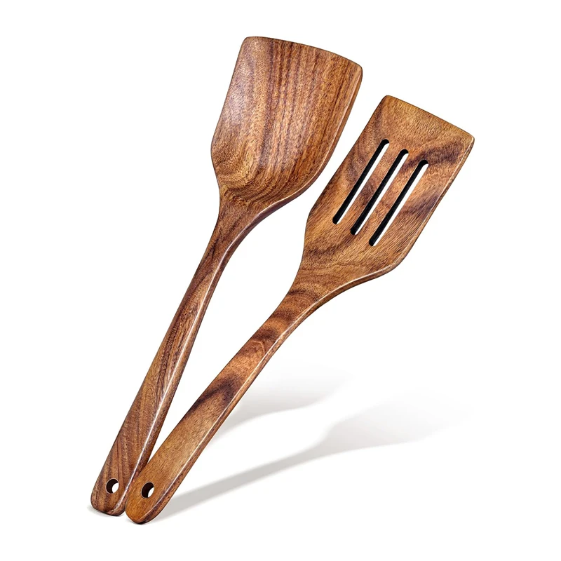 

Набор кухонных лопат JIUAN из акации 2 шт.