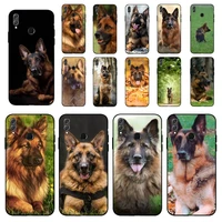 maiyaca german shepherd dog phone case for huawei honor 10 i 8x c 5a 20 9 10 30 lite pro voew 10 20 v30