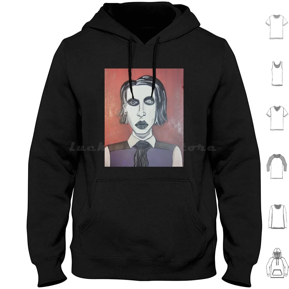 

Худи Marilyn Manson, хлопковая толстовка с длинным рукавом, Мэрилин Мэнсон, ужасы, развлечения, музыка, готика, готика, Готическая музыка