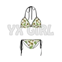 new zealand 2 piece bikini silver fern 3d all over printed sexy bikini summer women for girl beach swimsuit cosplay clothes