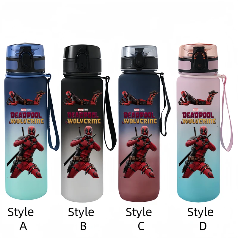 

Бутылка для воды MINISO Marvel Deadpool and Wolverine 650 мл