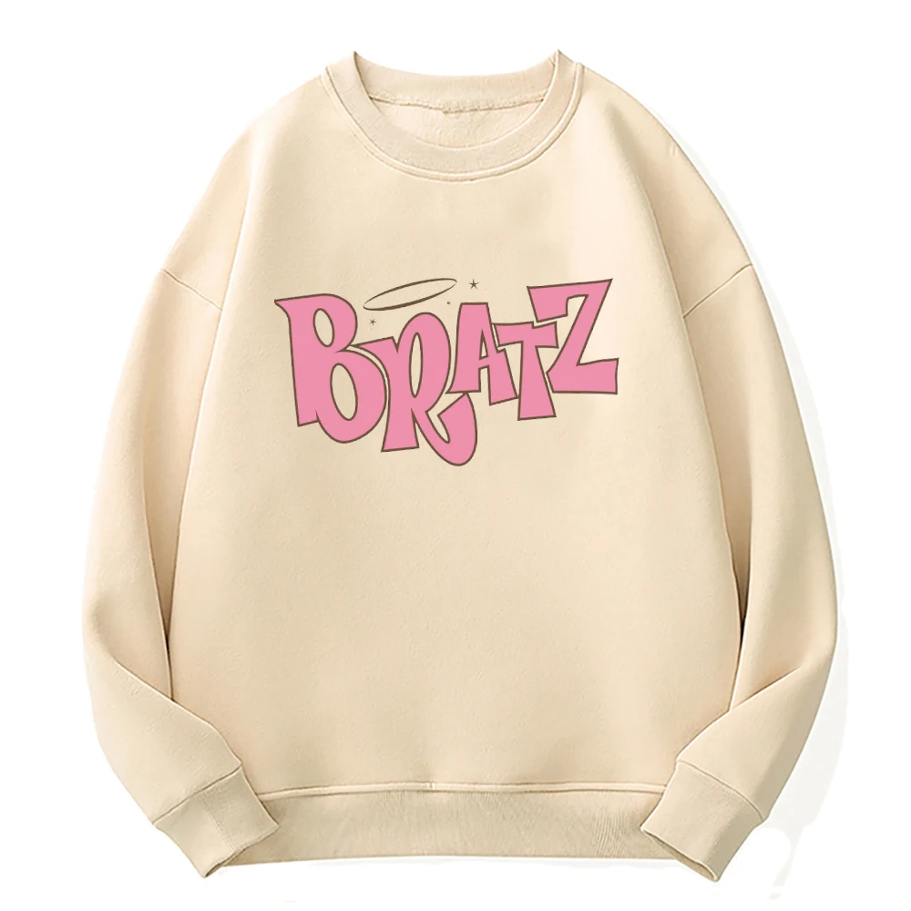 

Kpop Bratz Hoodies Sweatshirt Letter Printed Pullovers Mens Long Sleeve Fall Hoodie Boys/Girl Clothing Aesthetic Y2k Korean Tops