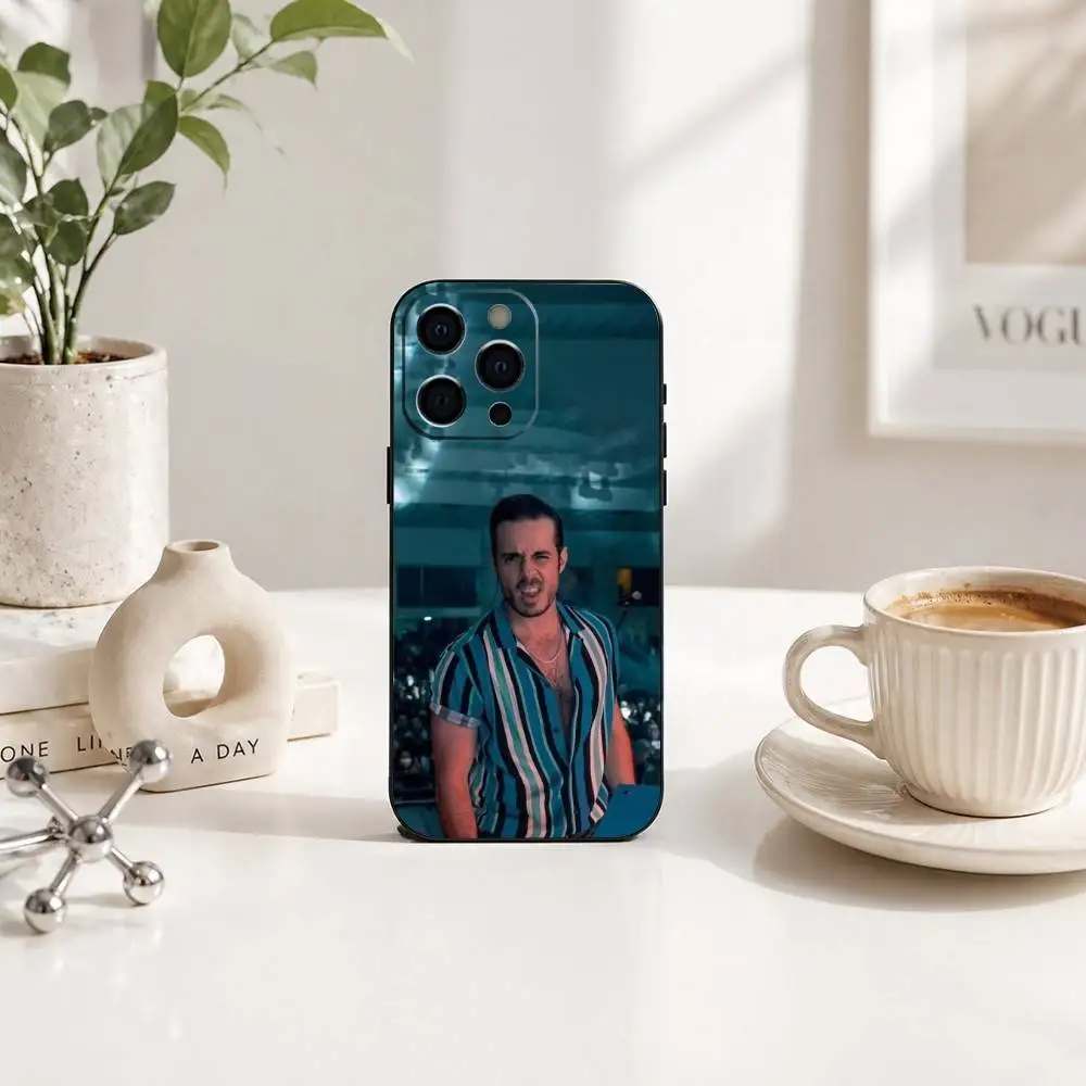 Фото Чехол для телефона S-Singer J-Jose Madero для iPhone 17, 16, 15, 14, 13, 12, 11 Plus, Pro Max и других моделей, мягкий черный чехол №2