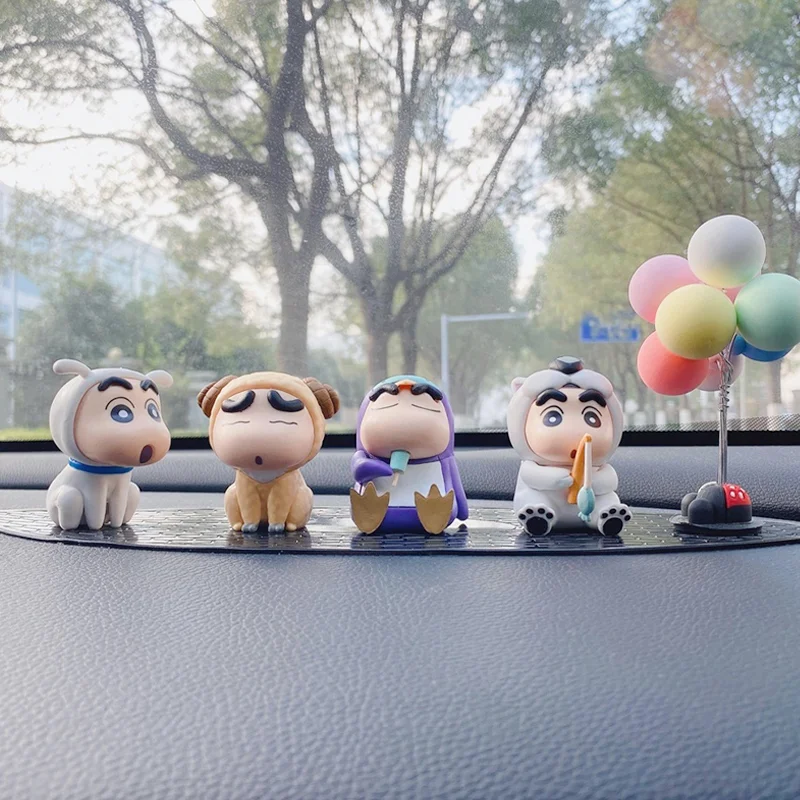 

Мультяшный карандаш Shinchan, украшение для автомобиля, милая переодевающаяся кукла-животное, аниме Shin-chan, декор для внутренней центральной консоли, подарки
