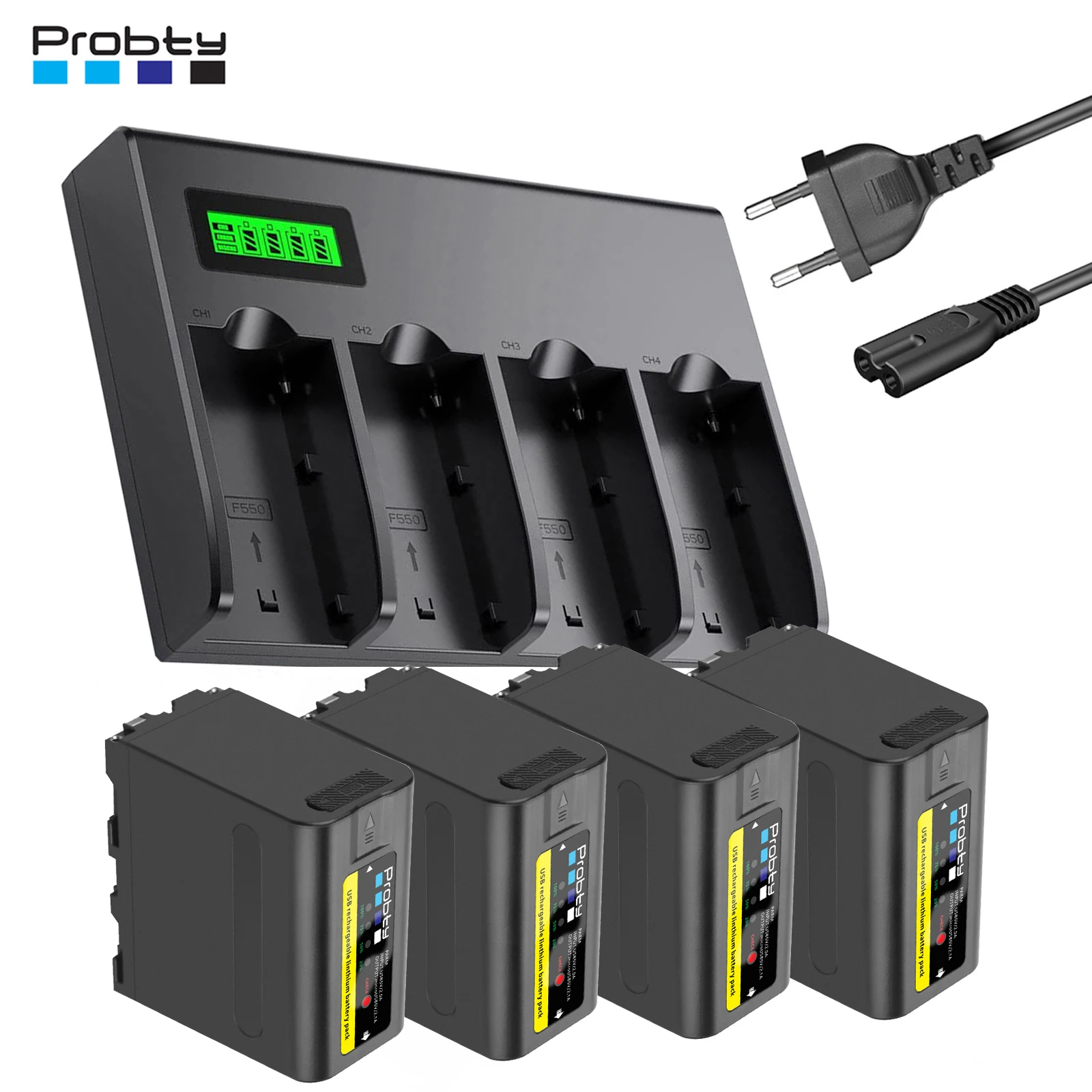NP-F980 NP-F960 аккумулятор с USB выходом типа C для Sony NP-F970 PLM-100 MC1500C