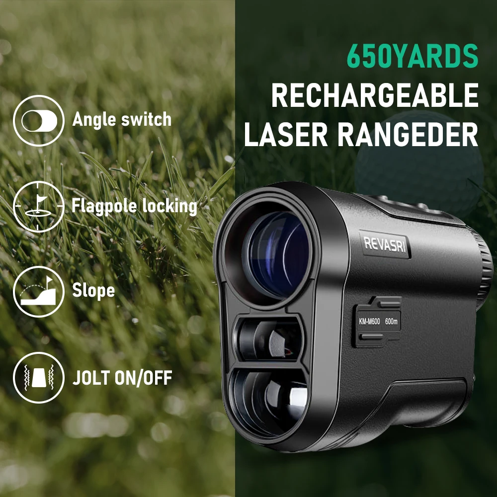 Laser Rangefinder 600m Rechargeable Distance Meter With Slop
