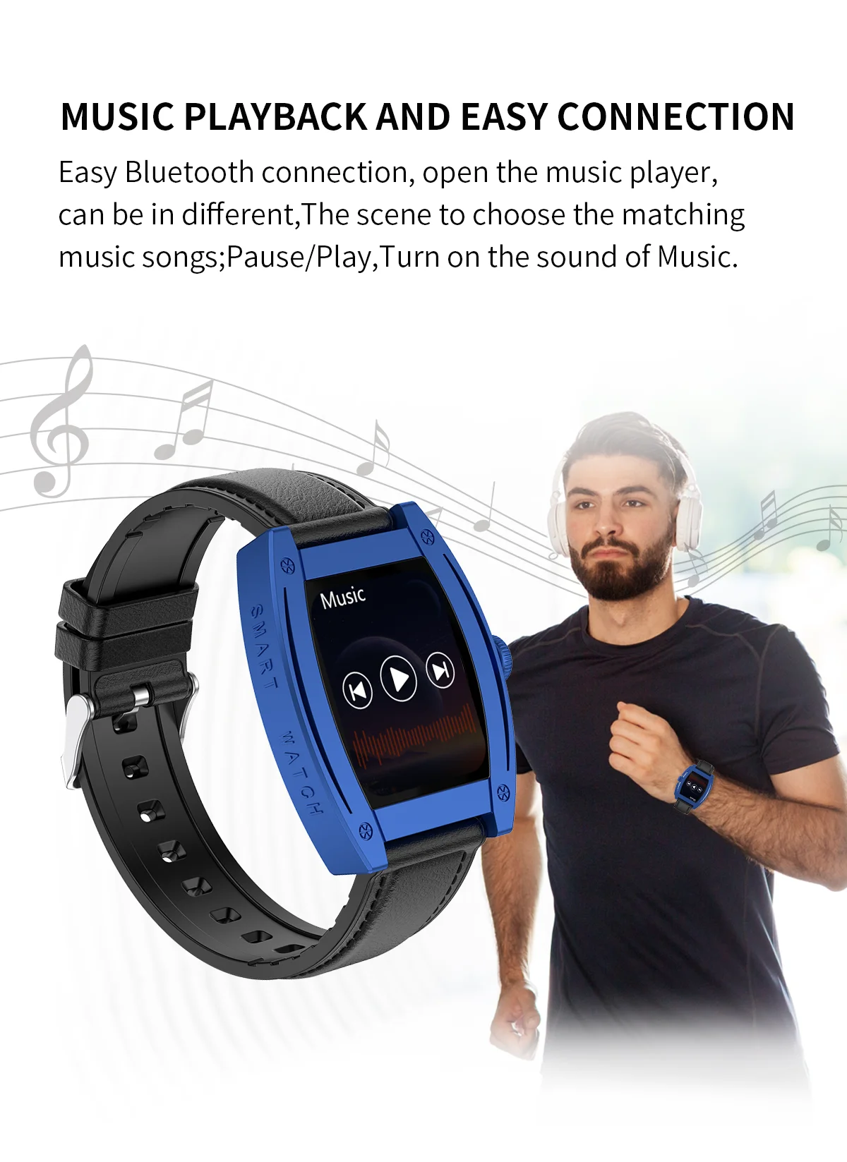 2022 Smart Watch  N72 3D Dynamic Face Sports Fitness Waterproof Calls Music Smartwatch Mens Women Clock For Android IOS