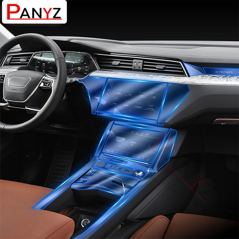 Прозрачная защитная пленка из ТПУ для экрана навигационной приборной панели