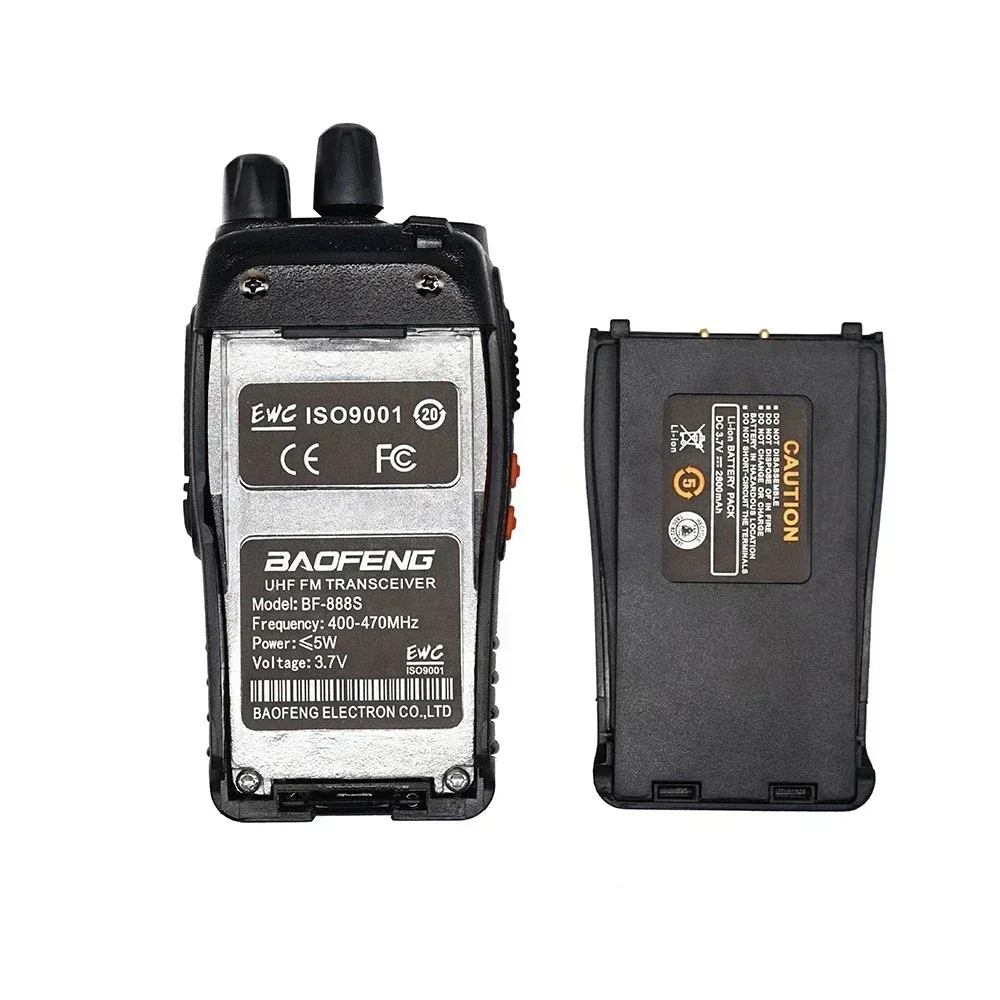 Батарея Baofeng BF-888S 1500 мАч BF-666S BF-C1 Walkie Talkie совместимая с H-777 BF-777S RT21/H777S/RT24V