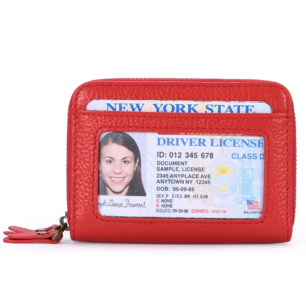 Simple Women Genuine Leather Purses Female Wallets Lady Small Coin Pocket Rfid Card Holder Mini Money Bag Portable Clutch