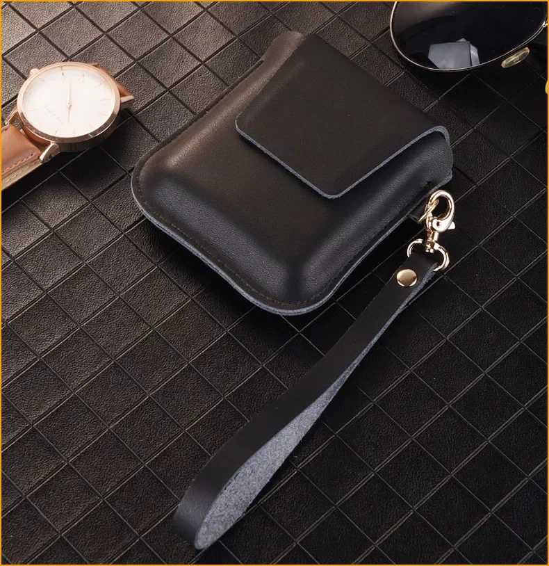 

Huawei Mate V Case Bag For Huawei P50 Pocket Case For Galaxy Z Flip 3 Case Pouch Genuine Leather for MOTO Razr 5G Case Pouch