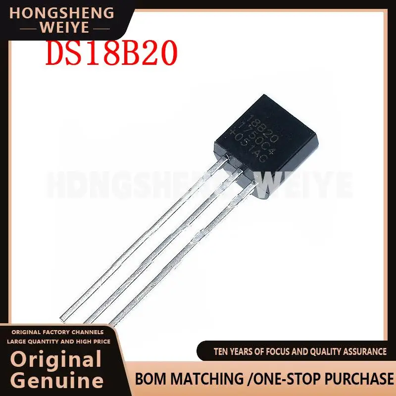 

100%new DS18B20 TO-92