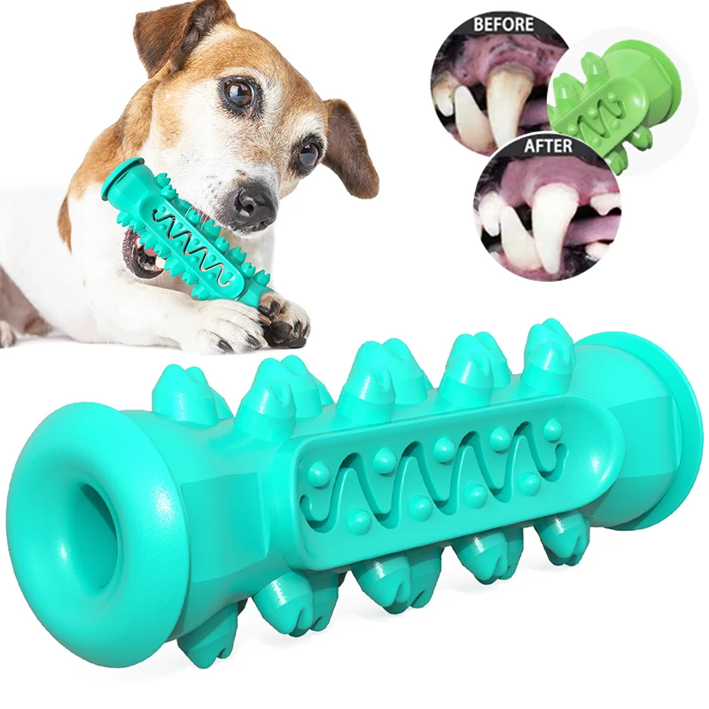 

Dog Molar Toothbrush Toys Teething Stick Chew Cleaning Teeth Safe Elasticity Soft Puppy Dental Care Dog Toys Dog Accessories