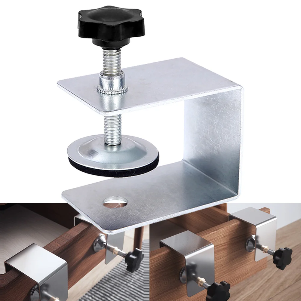 

1PC Stainless Steel Cabinet Tool Drawer Front Installation Fixing Clamp C Clamp Adjustable Woodworking Jig Furniture Accessories