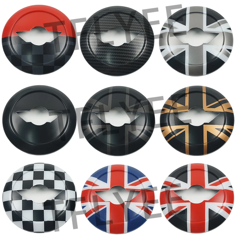 Фото Центральная панель рулевого колеса Union Jack, автомобильная наклейка для M Coope r 50/52/53, аксессуары для стайлинга автомобиля, внутренняя отделка №4