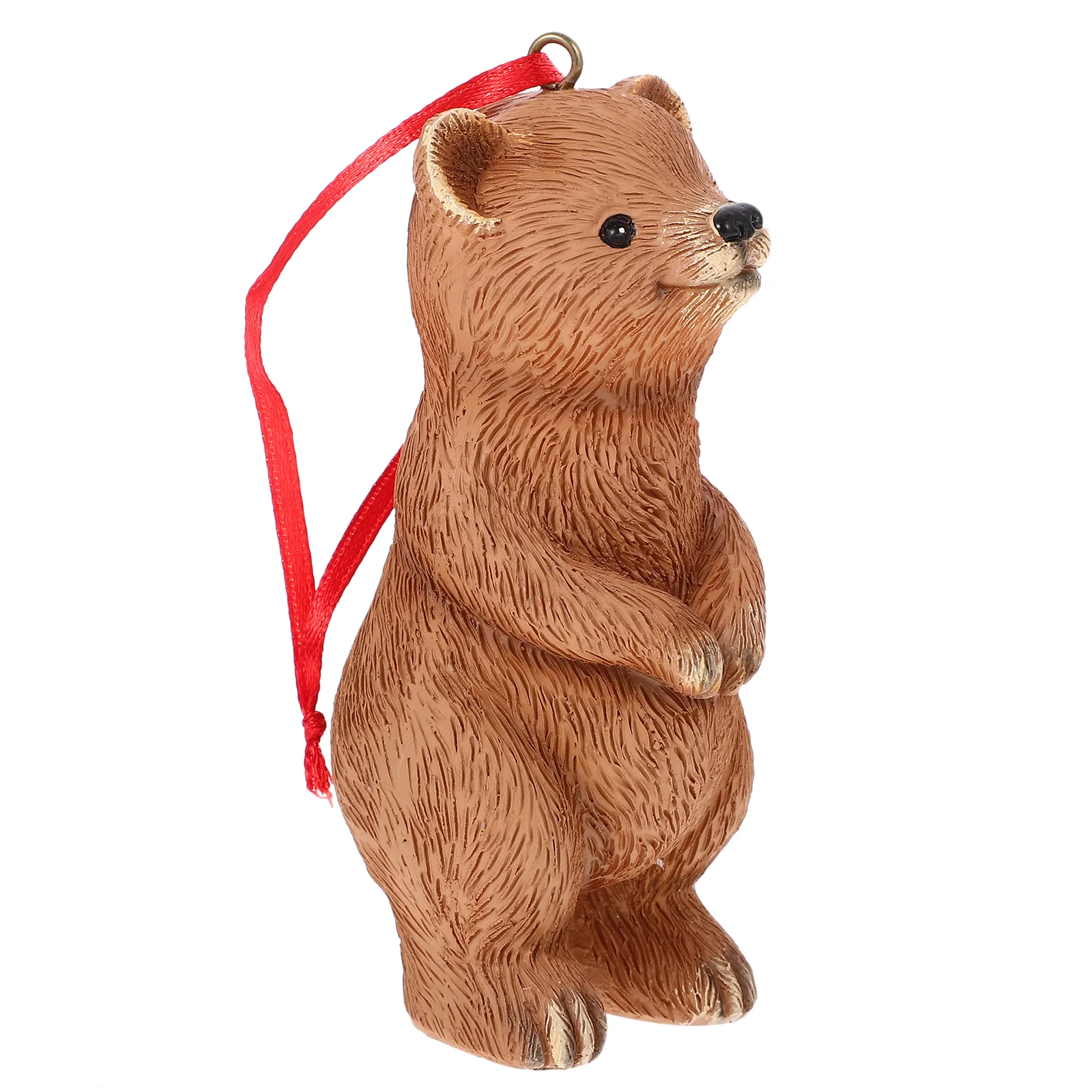 

Suspending Bear Decor Resin Bear Statue Adorable Bear Figure Courtyard Accessory