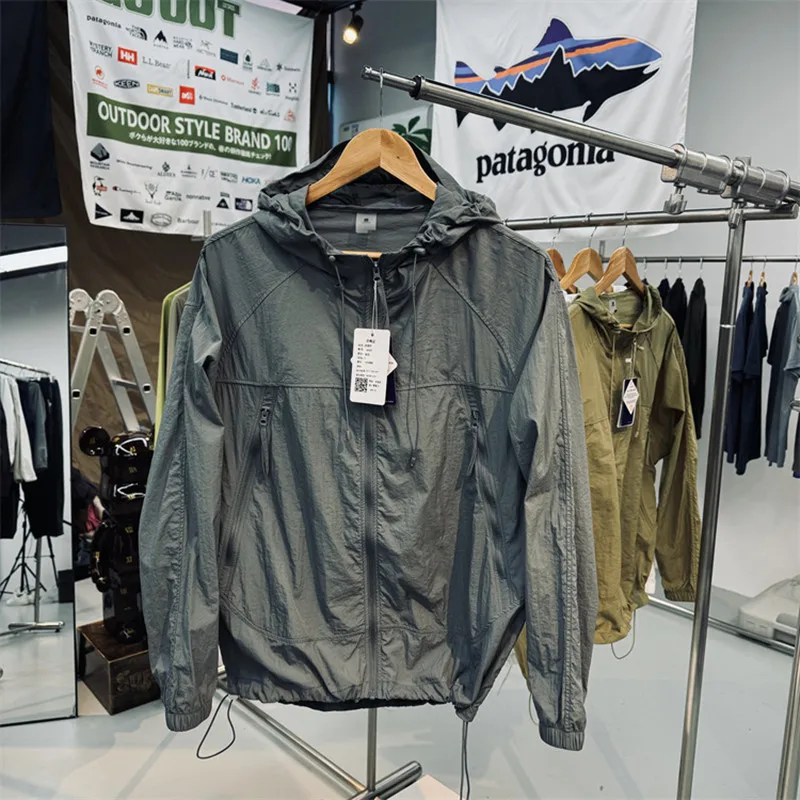 UPF50 + Японская уличная горная свободная ветрозащитная дышащая Солнцезащитная