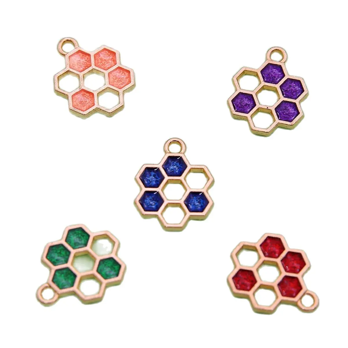 50 шт. подвеска из сплава в виде сот 19 х16 мм