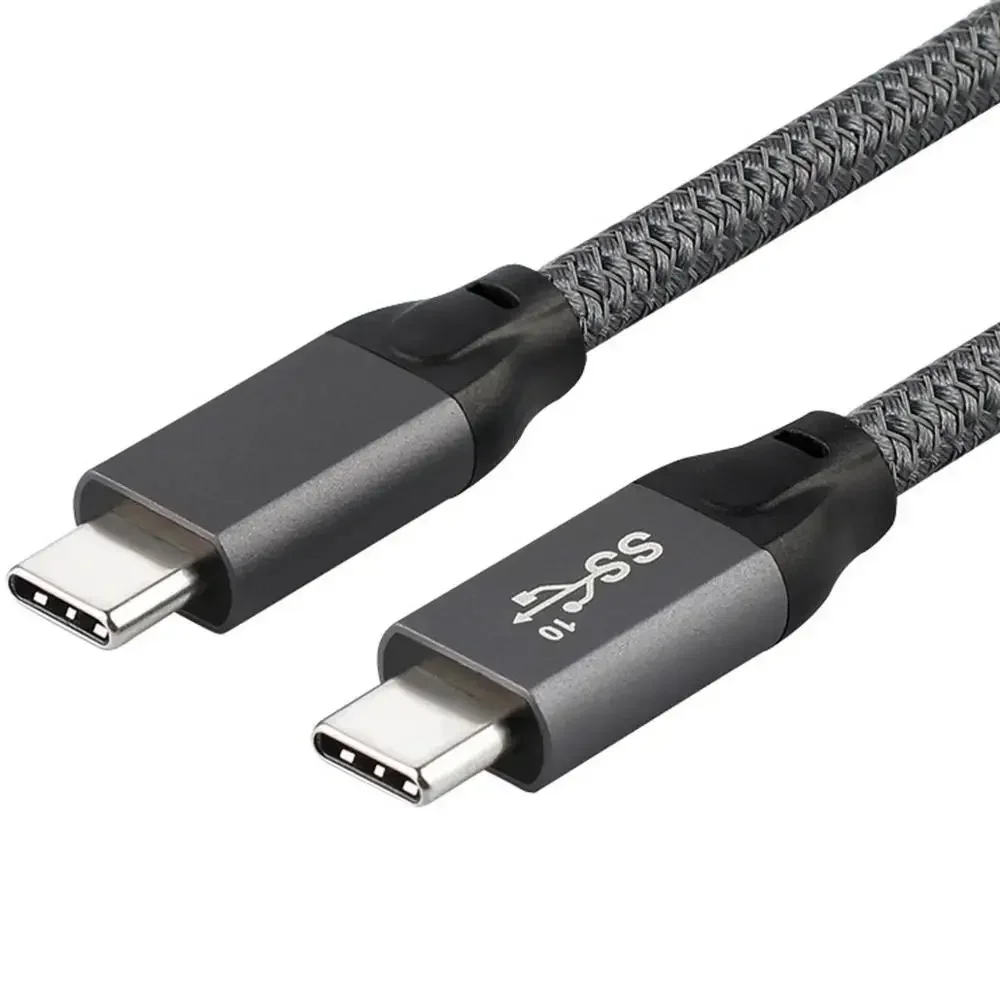 Кабель USB 3.2 Gen2 Type-C 20 Гбит/с кабель USB-C папа-папа видеокабель для передачи данных 100