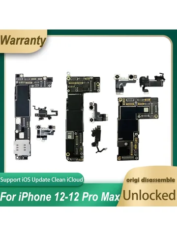 Чистая материнская плата iCloud с хорошей работой для iPhone 12 12 Pro MAX 12 Mini материнская плата с Face ID основная логическая плата