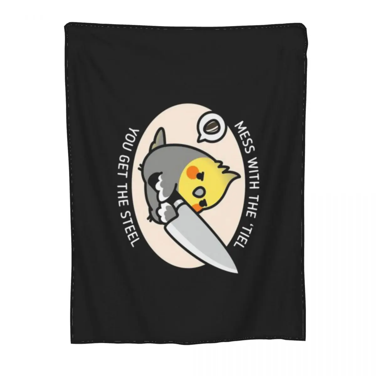 Беспорядок с TIEL вы получаете стальное ультрамягкое Флисовое одеяло