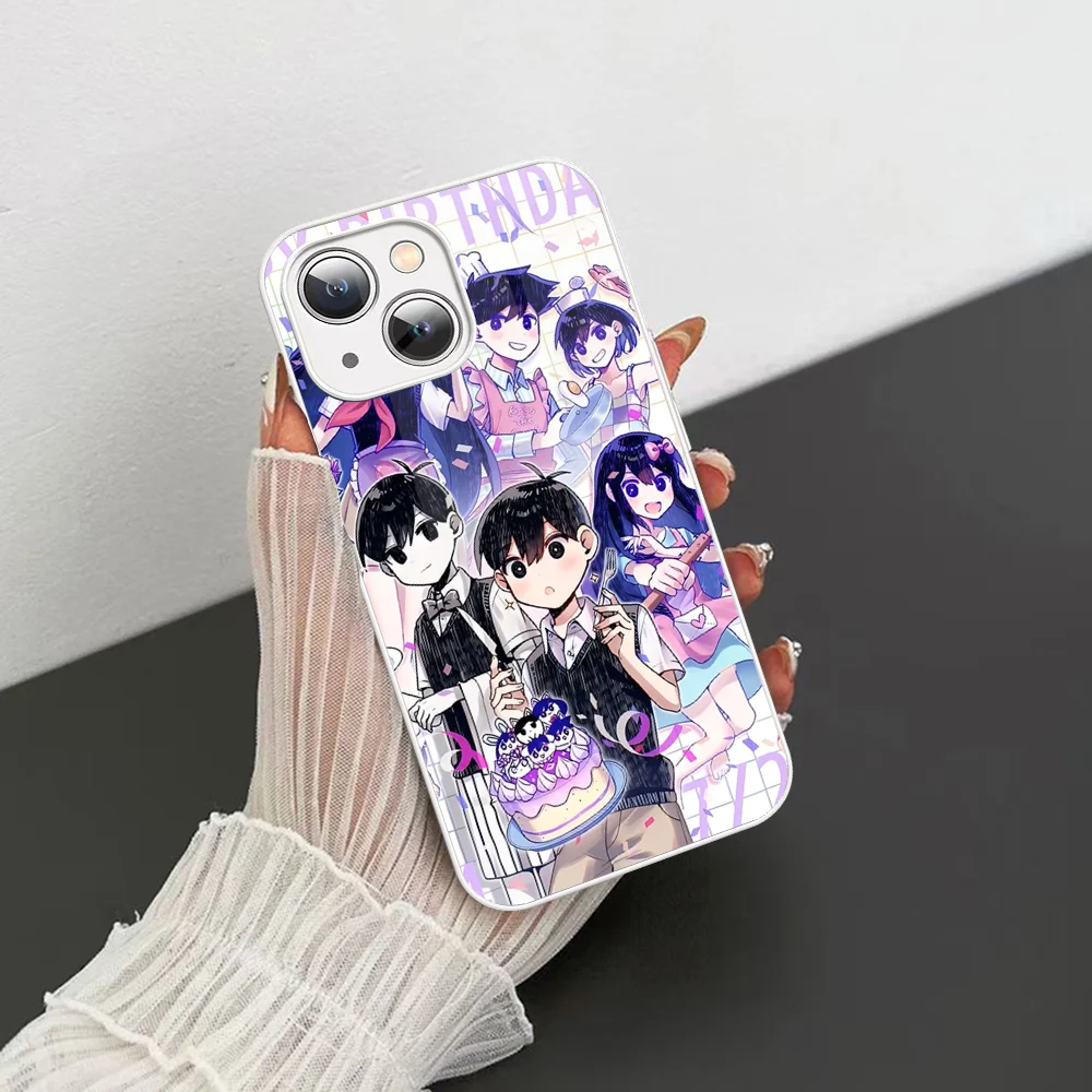 Omori Art Phone Case Tempered Glass For iphone 14 13 12 11 Pro Mini XS MAX 14Plus X XR Cover