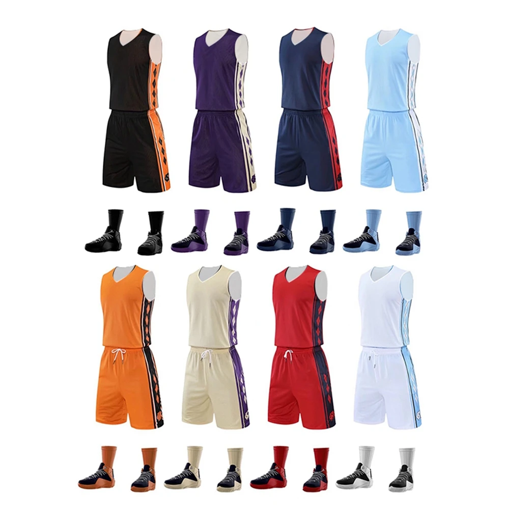 Summer New 2023 Basketball Jerseys Quick Drying Breathable Men\'s Custom Clothing Youth Training Tracksuit Xs-5Xl Extra Size