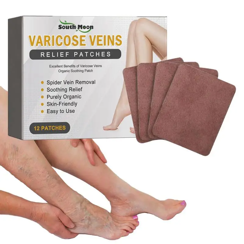 

Venous Care Patch Effective Leg Vein Care Patches Non-sticky Natural Herbal Vein Patch Soothing Leg Spider Vein Remover Odorless