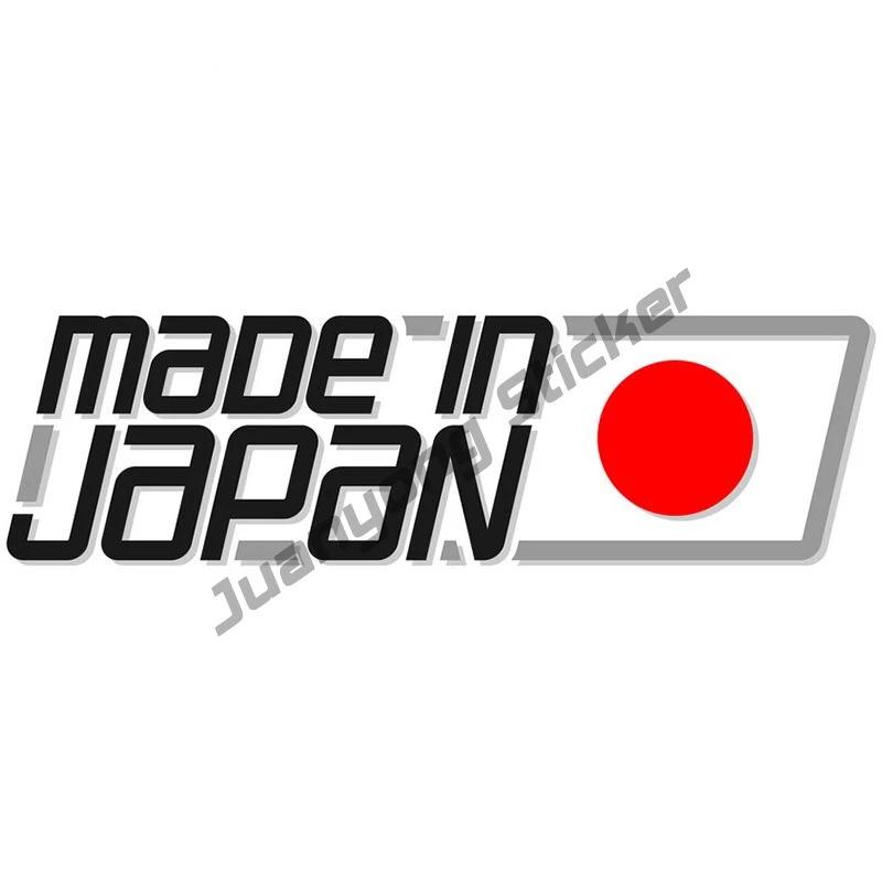 Фото Забавные наклейки на автомобиль сделанные в Японии японский флаг JDM Гоночный